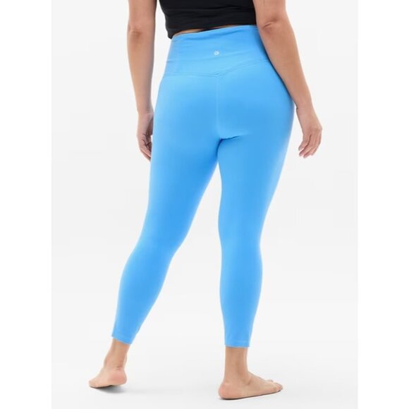 New Athleta 2X Ultra High Rise Elation 7/8 Leggings Cornflower Blue 2X Plus - Picture 2 of 6